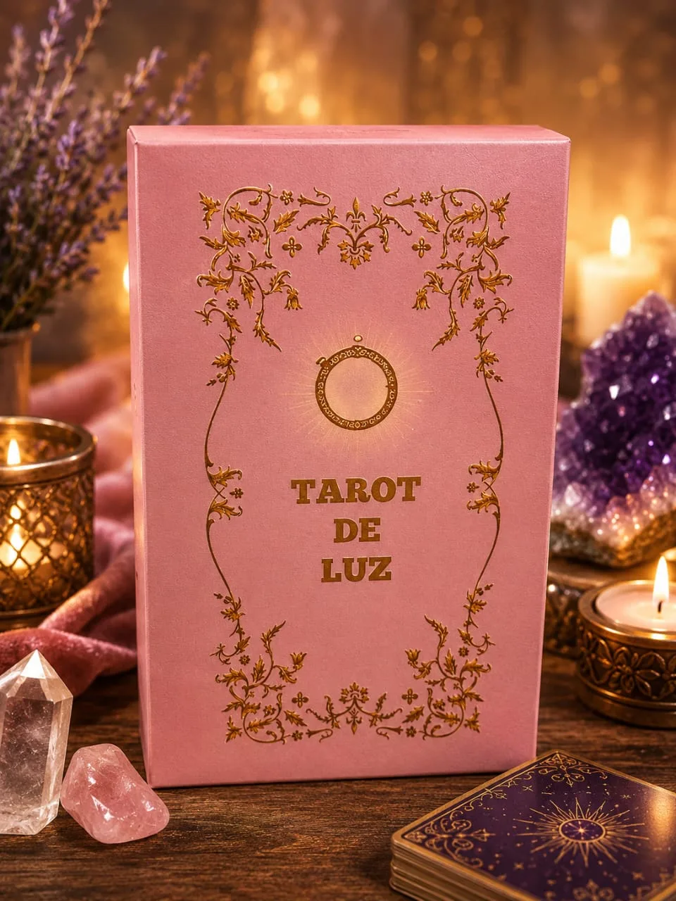 Tarot De Luz Clásico Baraja Con Manual Y Cartas De Colección