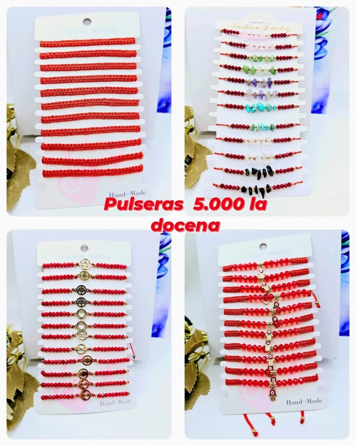 Pack 12 Pulsera Colección Surtida Holísticas