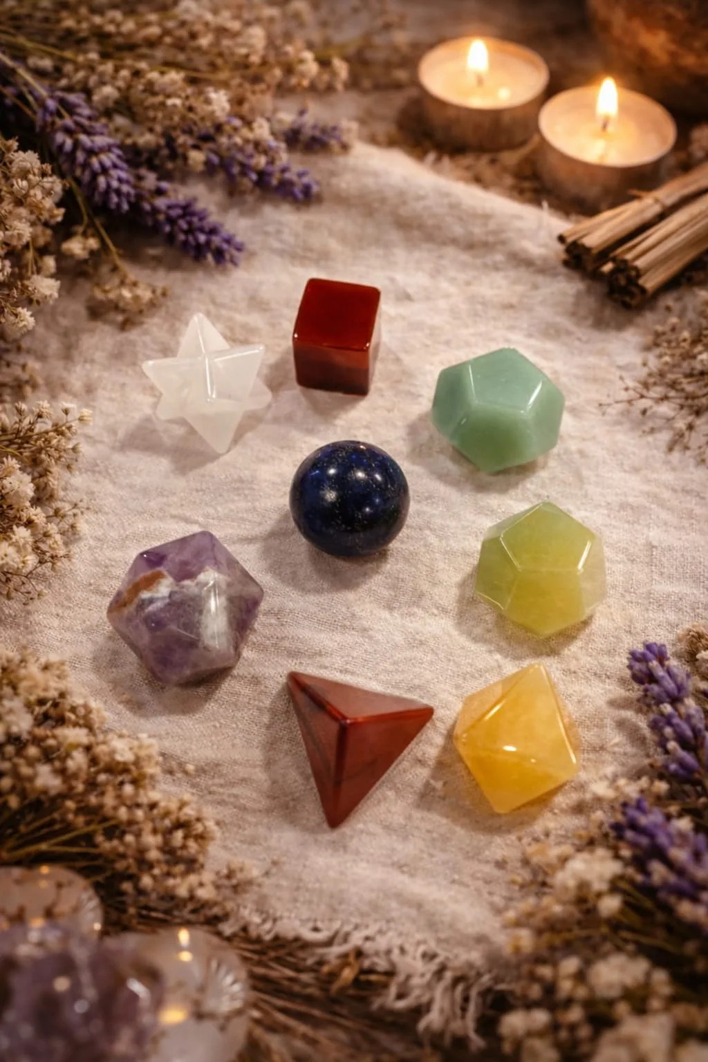 Sólido Platónico 7 Chakras