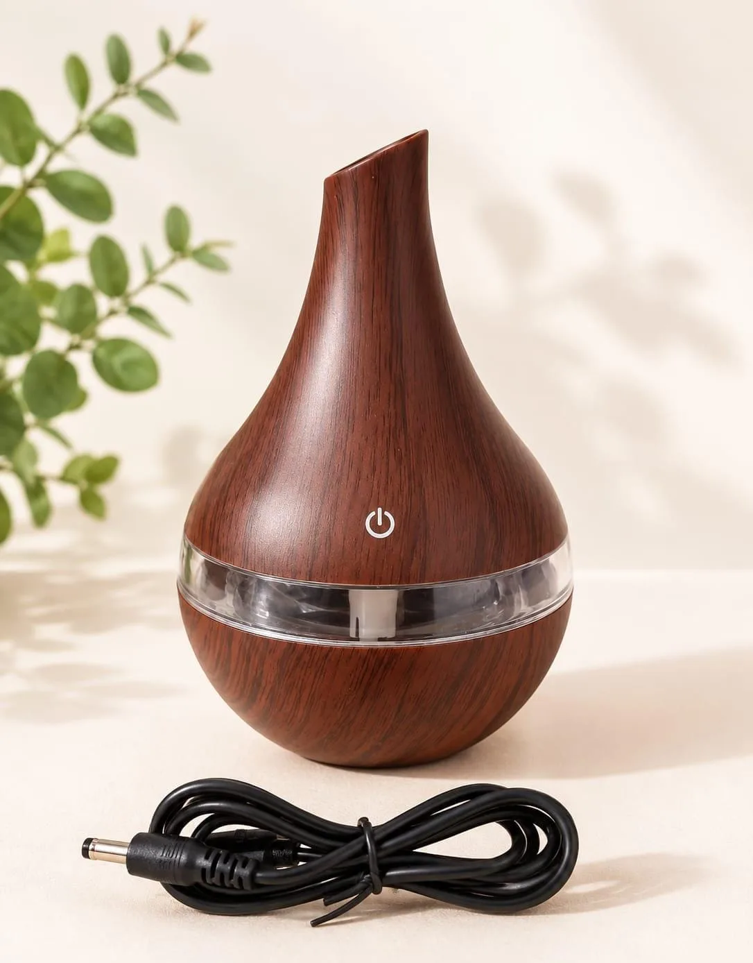 Difusor Humidificador Gota de Agua Electronico – Madera Roja