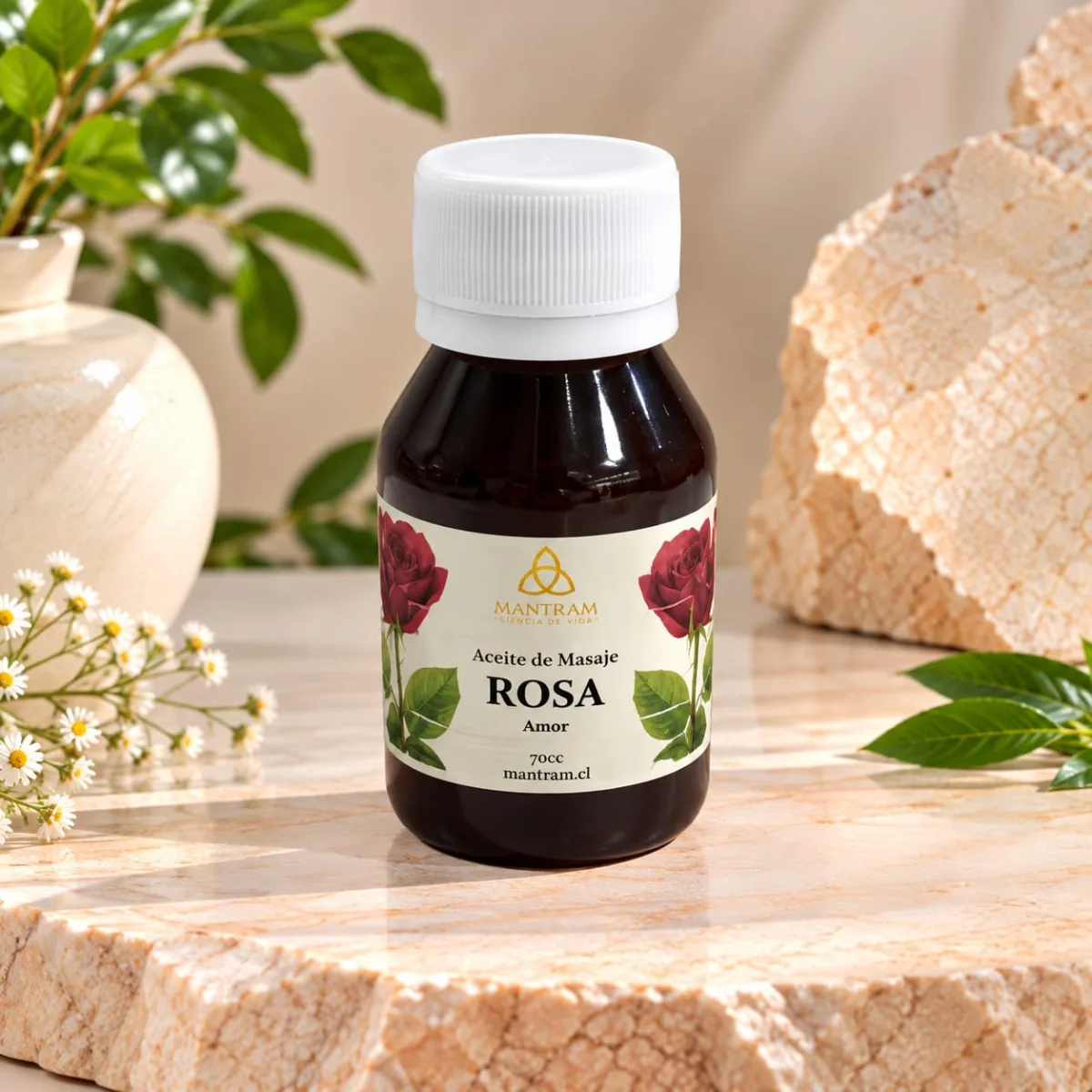 Aceite de Masaje Rosa 70 cc