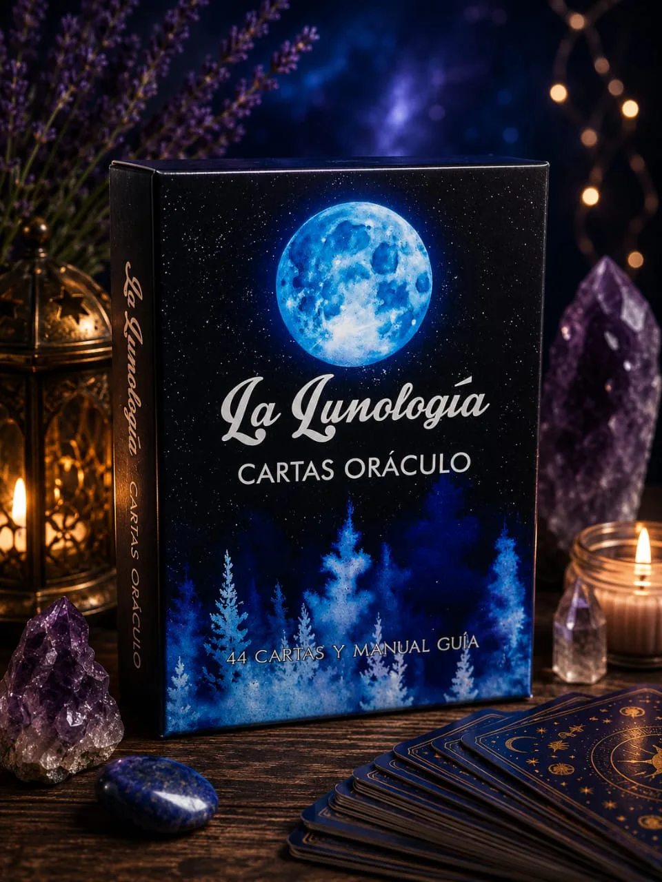 Cartas Oráculo La Lunología 44 Cartas Con Manual Guía