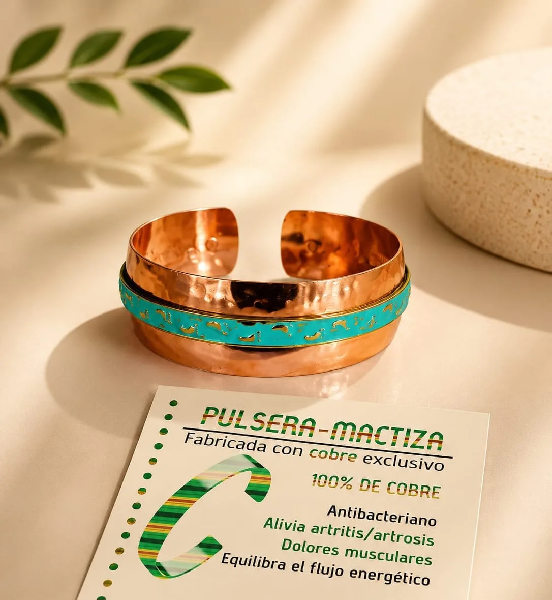Pulsera de Cobre Maciza