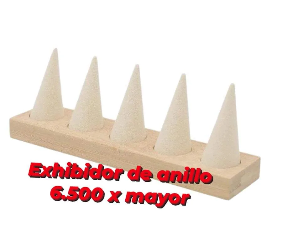 Exhibidor de Anillos (Beige)