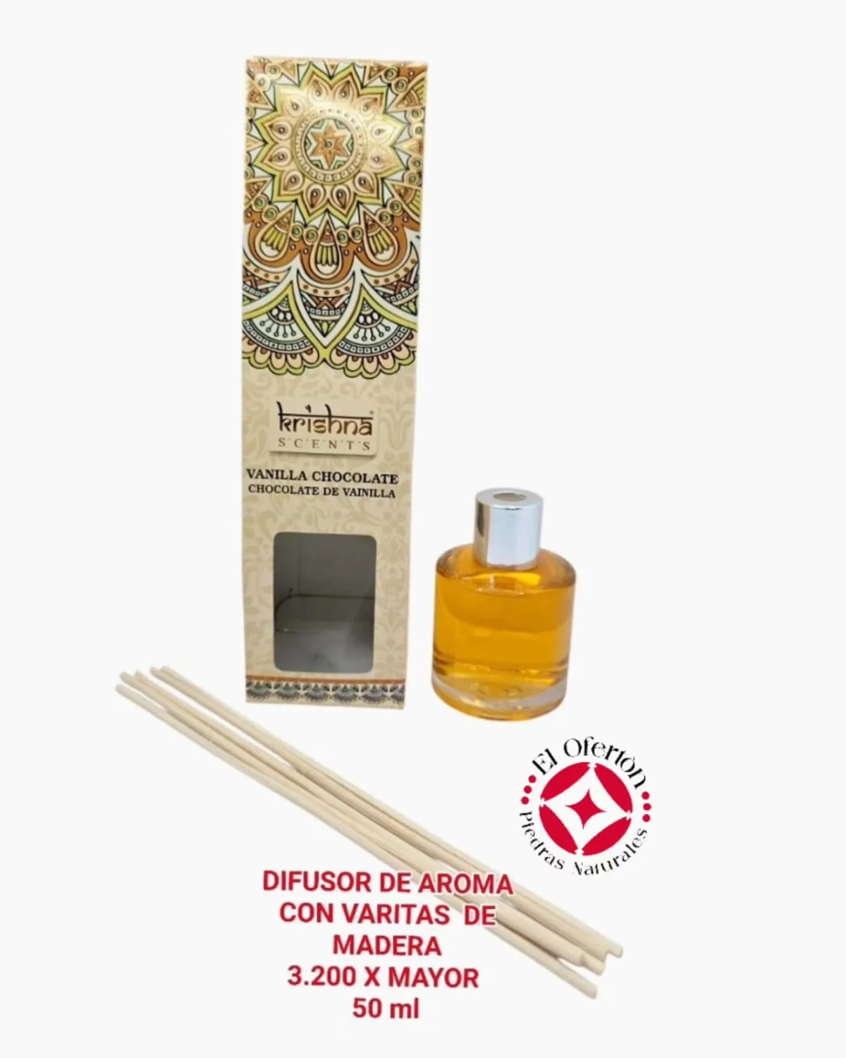 Difusor de Aroma Krishna Chocolate Vainilla