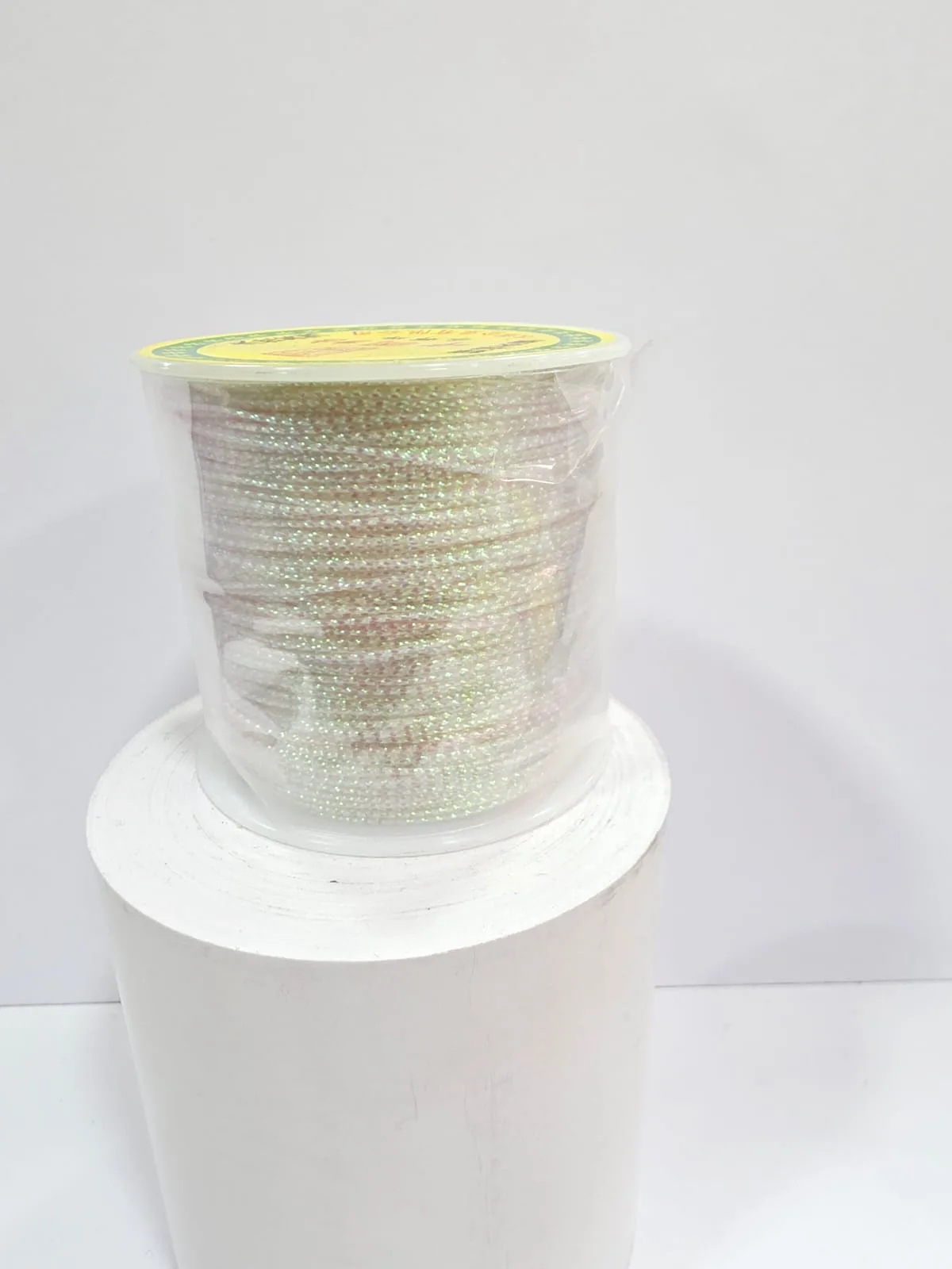 Hilo Lurex Brillante - Blanco Perlado/Iridiscente