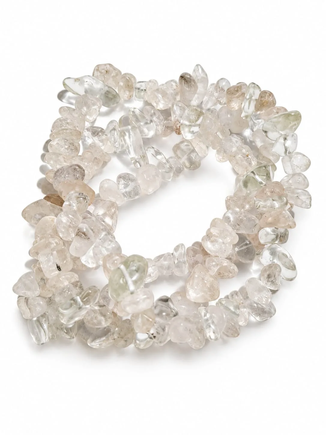 Hebra de Chips Grandes Cuarzo Cristal 39 cm