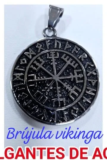 Colgante de Acero - Brujula vikinga