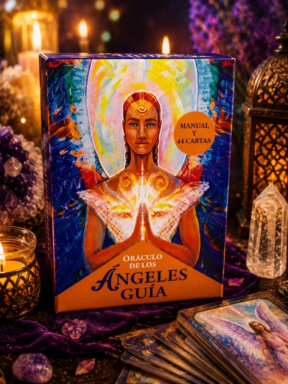 Oráculo De Los Ángeles Guía Manual Y 44 Cartas Tarot