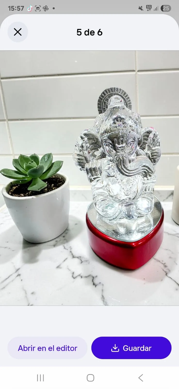 Ganesha con Luz
