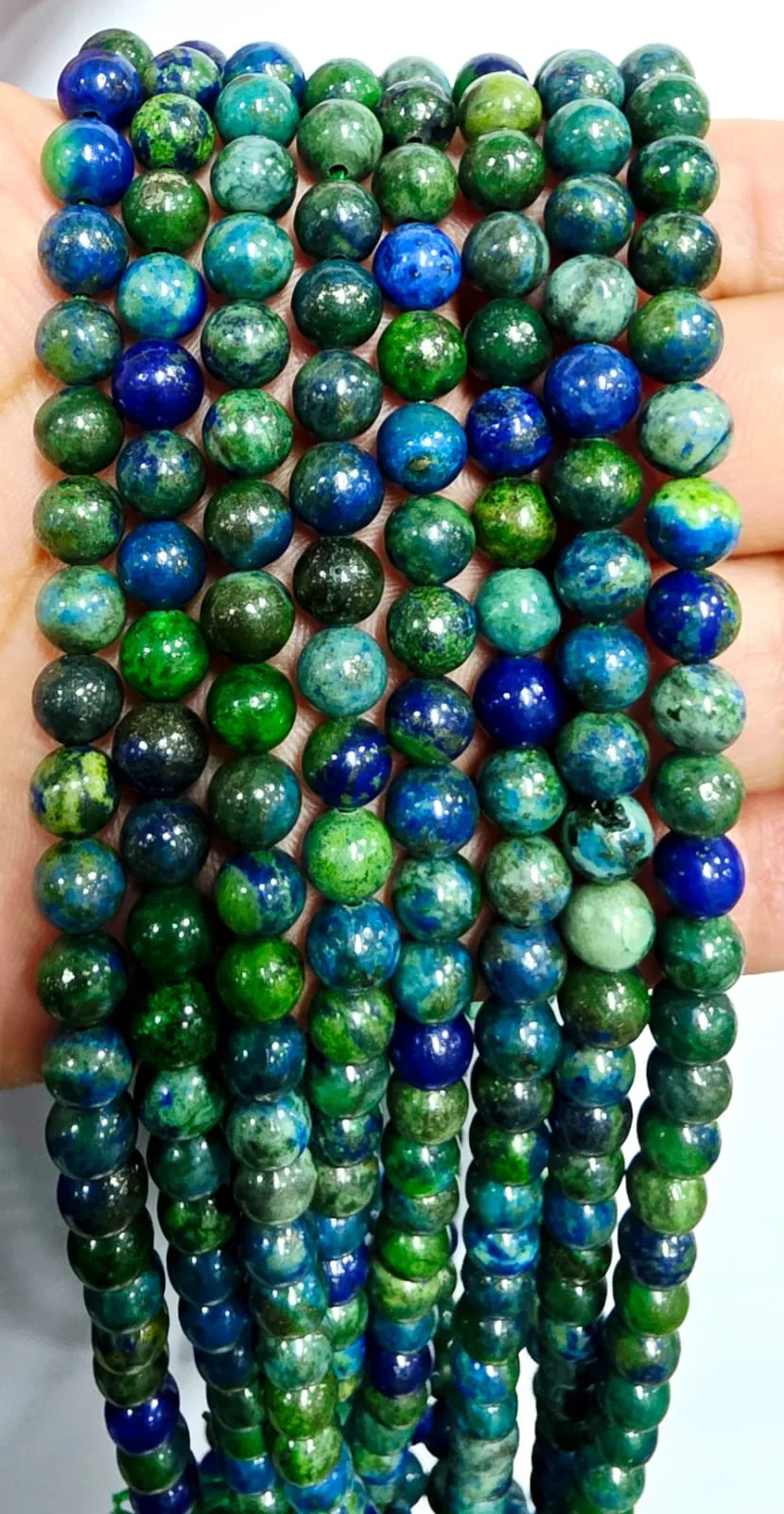 Tira de piedras de Azurita N°8