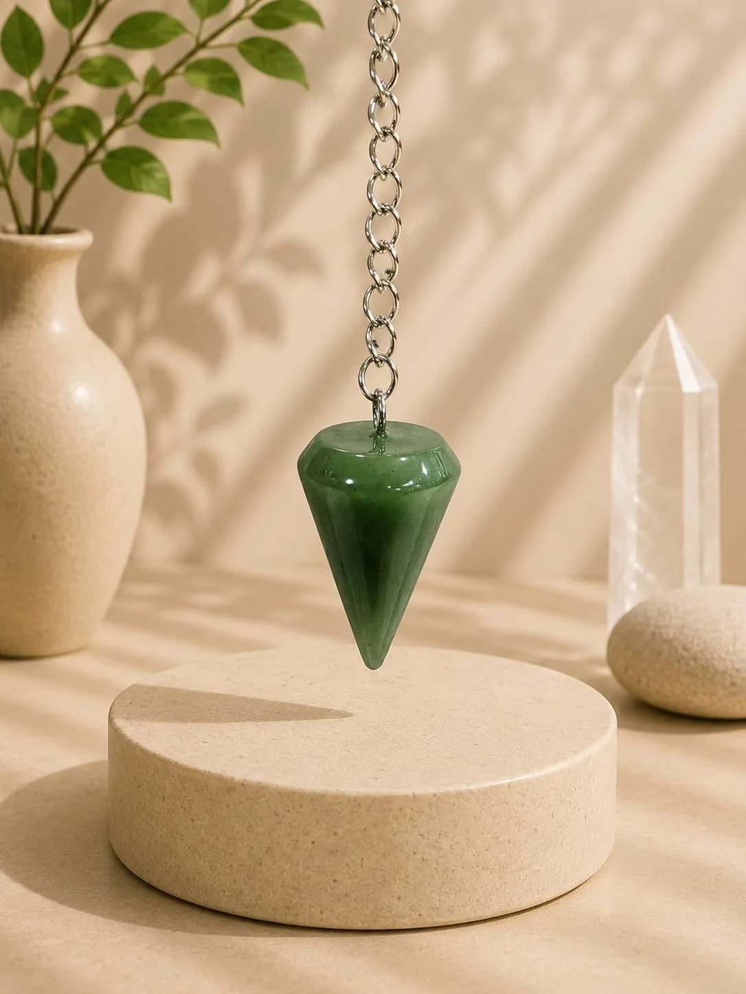 Péndulo de Adivinación - Jade