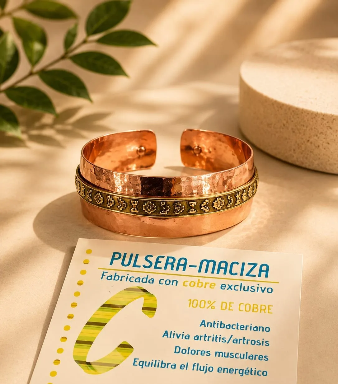 Pulsera de Cobre Maciza