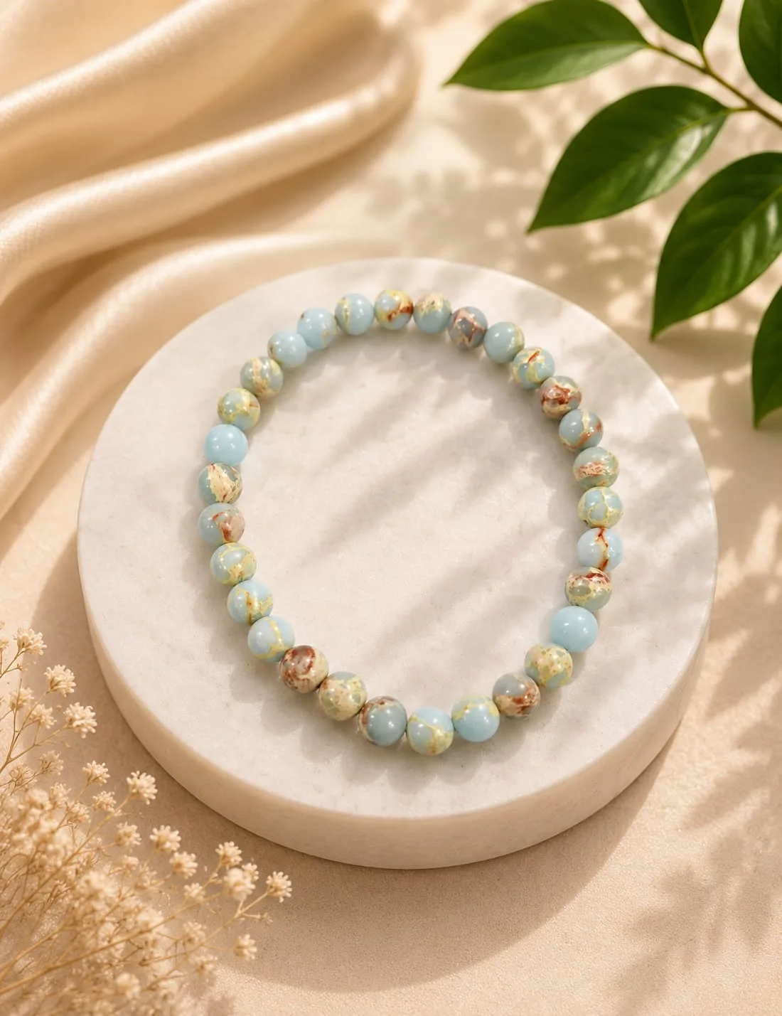 Pulsera de Jaspe Imperial (Aqua Terra)