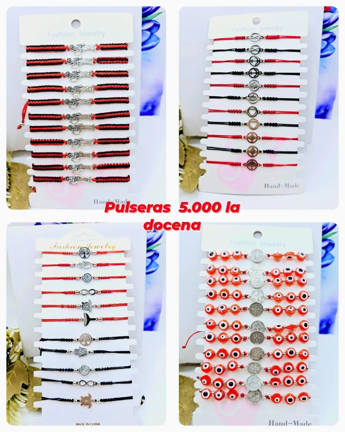 Pack 12 Pulsera Colección Surtida de Protección