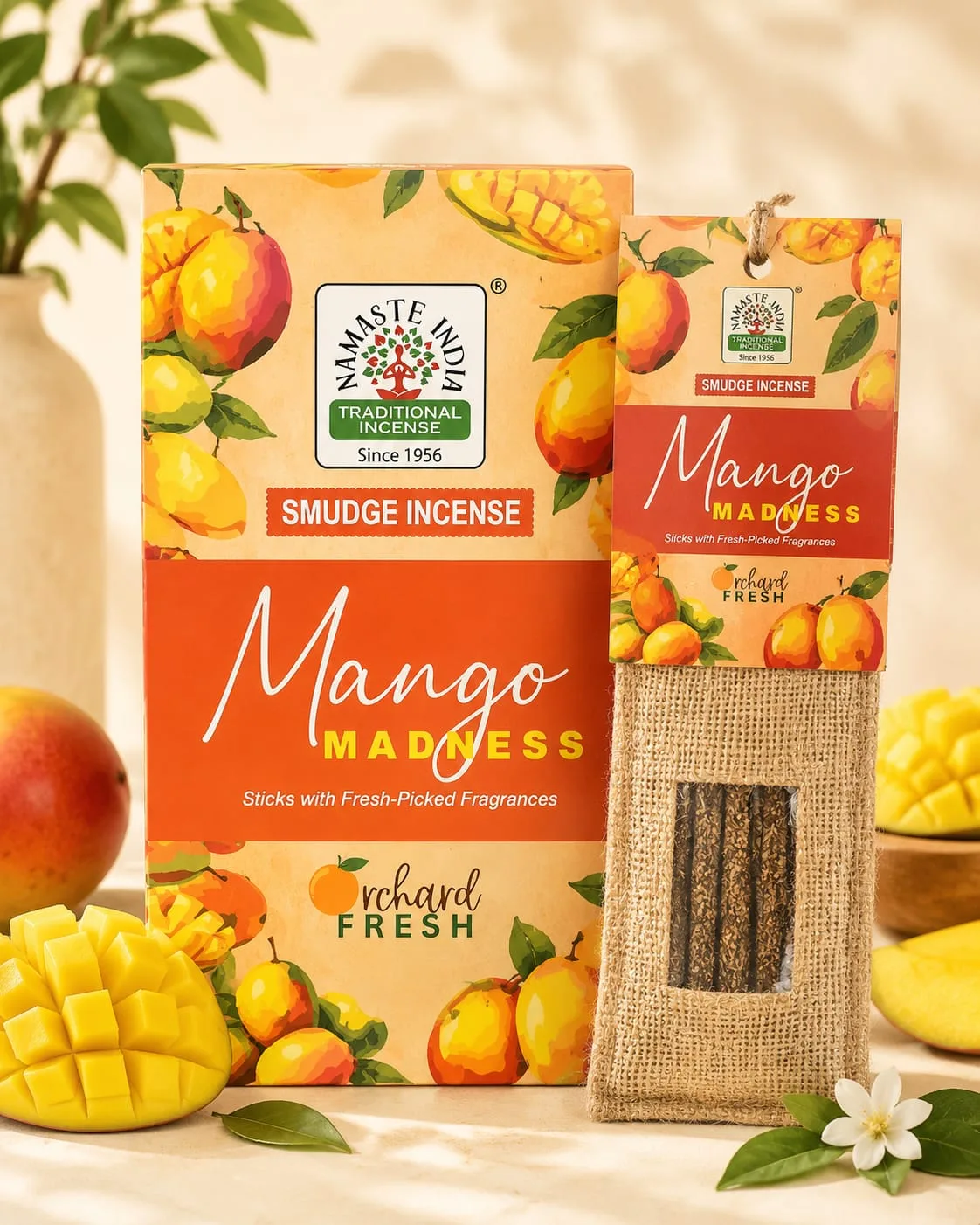 Incienso Namaste India Smudge Mango Madness (Mango)