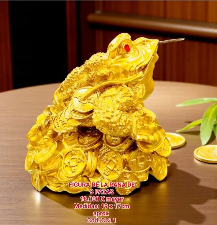 Rana de Tres Patas Dorada