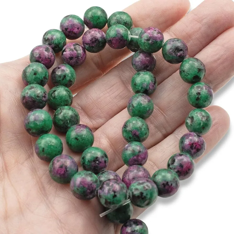 Tira de piedras de Zoisita Rubi N°6