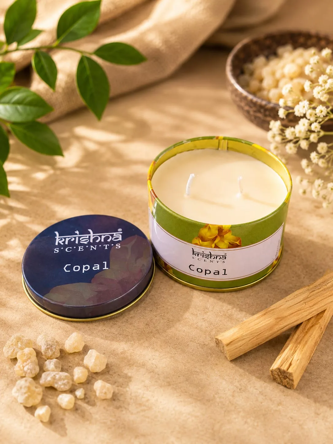 Vela Aromática Krishna Scents Copal