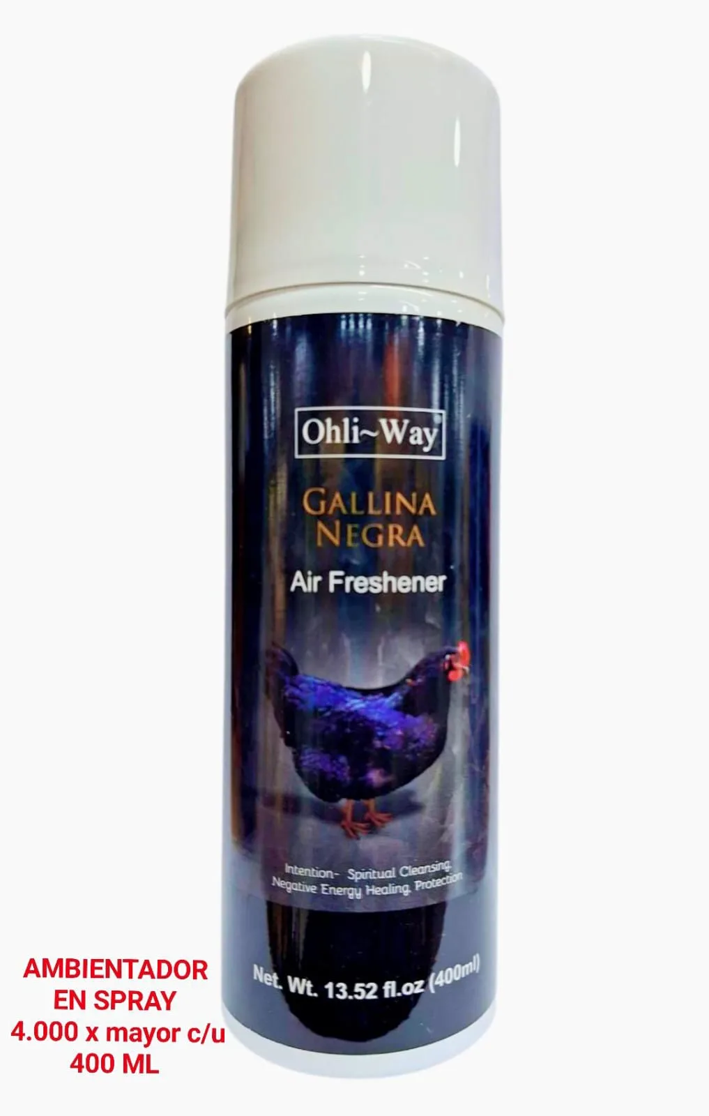 Ambientador en Spray Gallina Negra