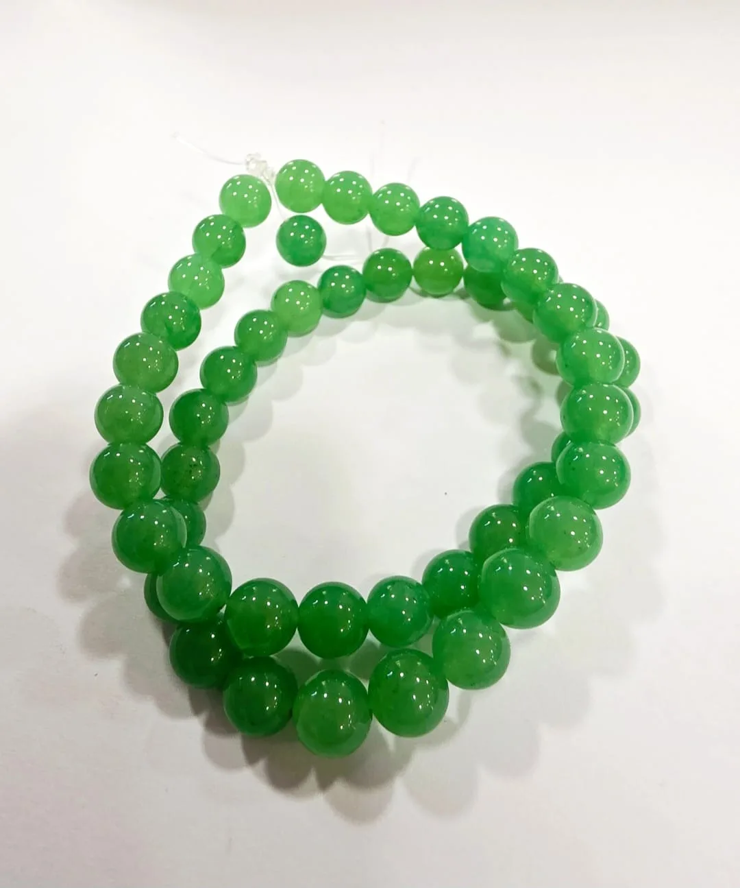 Cuentas de Piedra Jade - 10MM