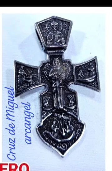 Colgante de Acero - Cruz de Miguel arcangel