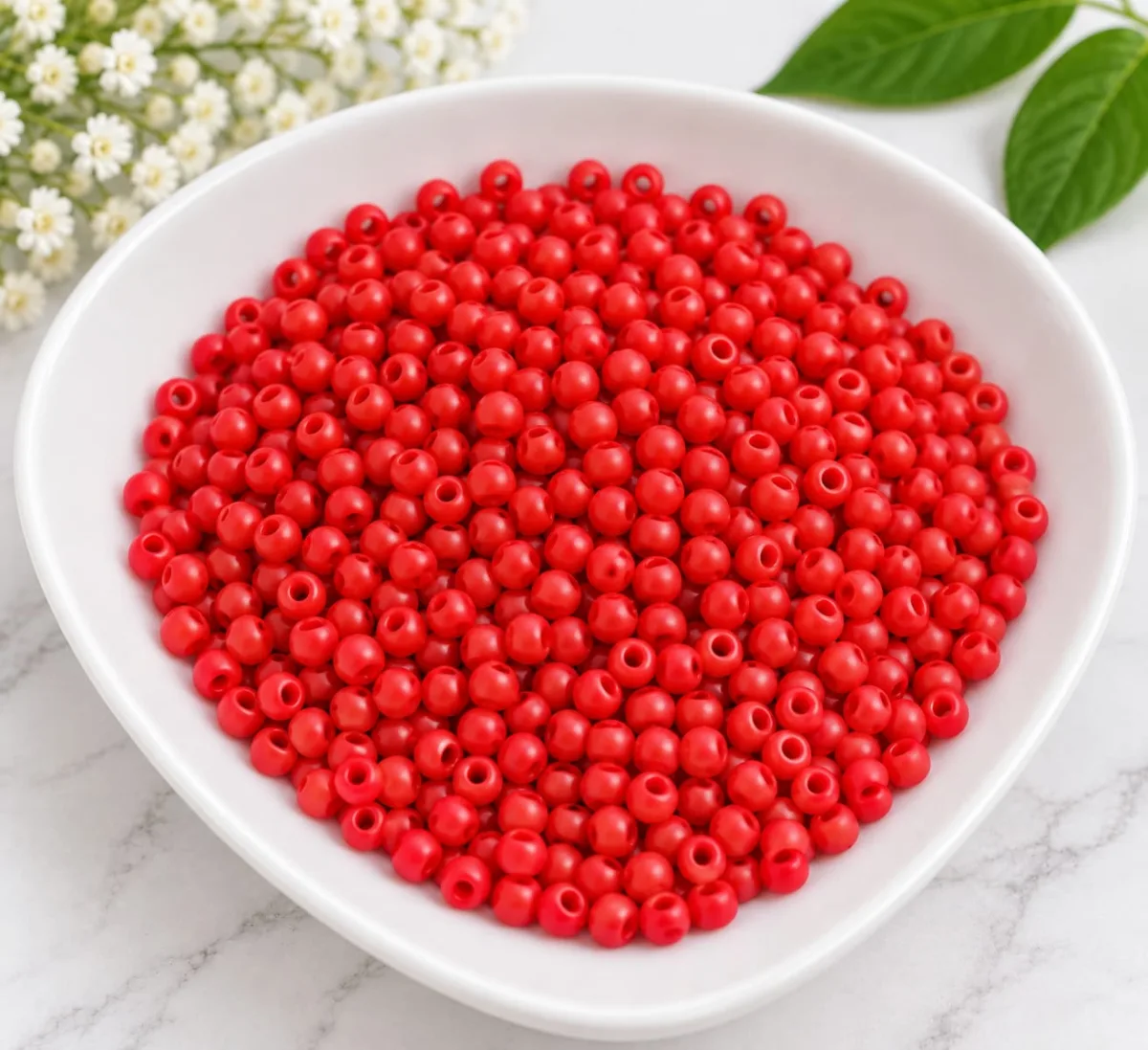 Mostacillón 3mm Rojo
