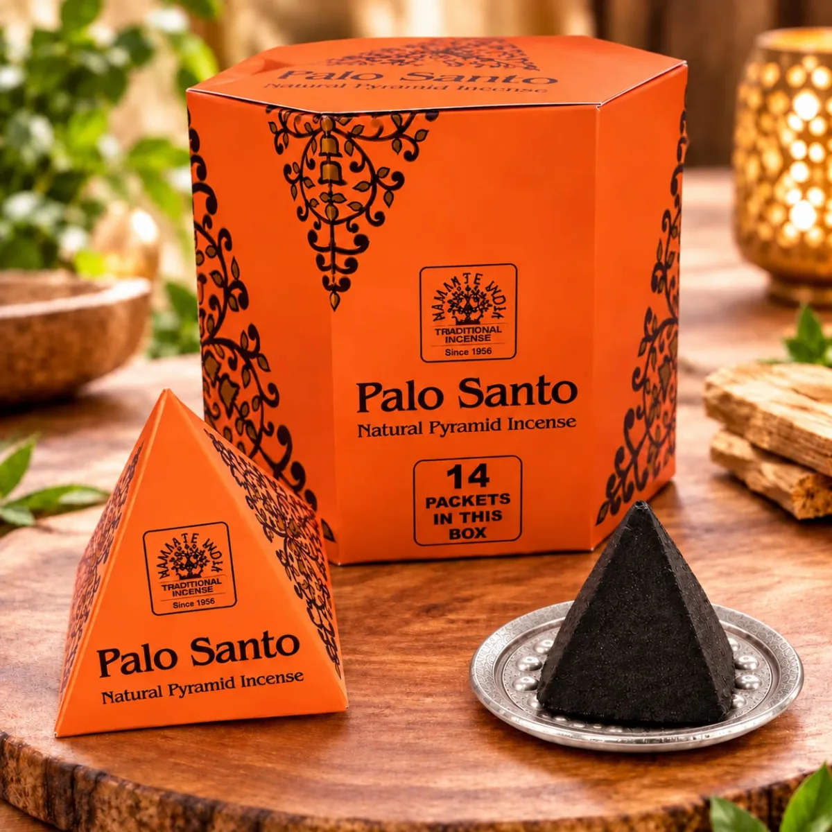 Incienso Namaste Pirámide Palo Santo