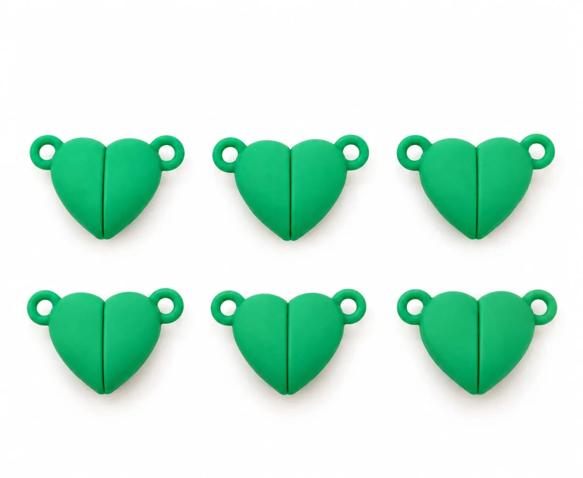 Cierre Magnético Corazón Verde