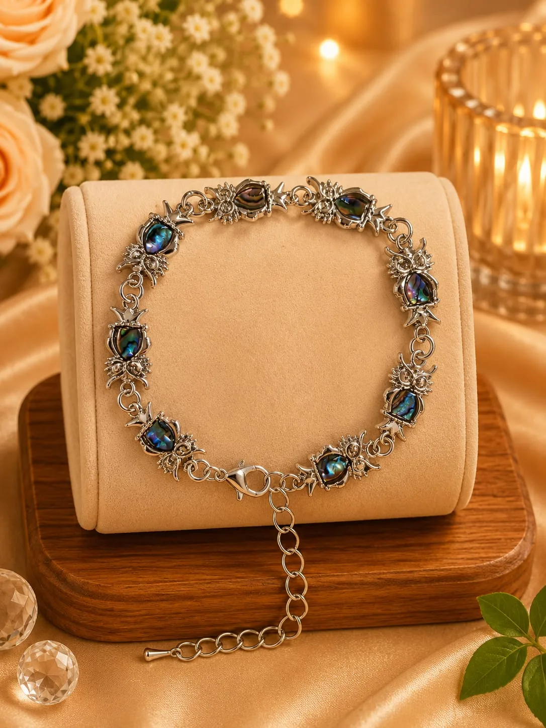Pulsera de Avalón Natural - Búhos