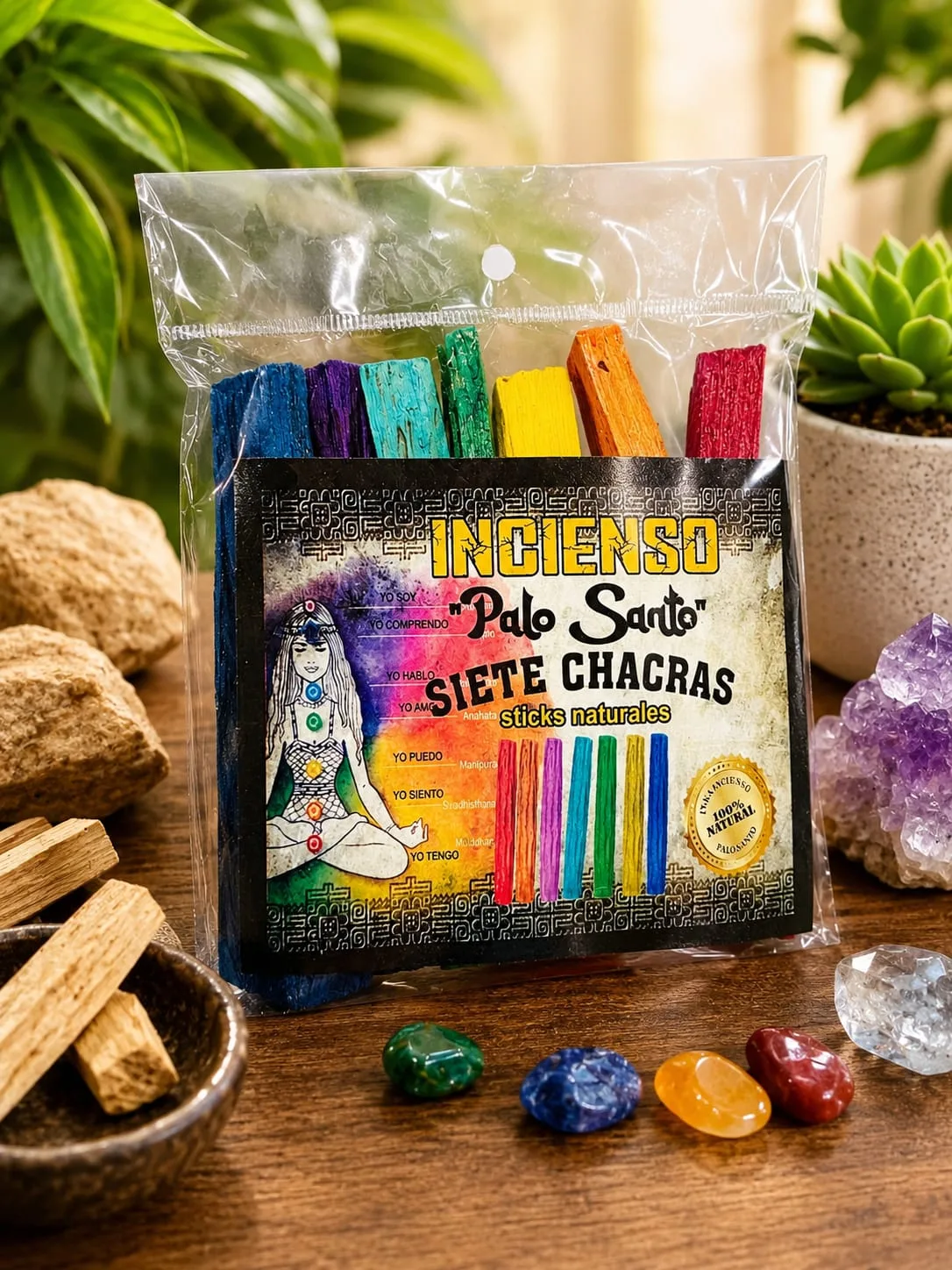 Incienso de Palo Santo Siete Chakras