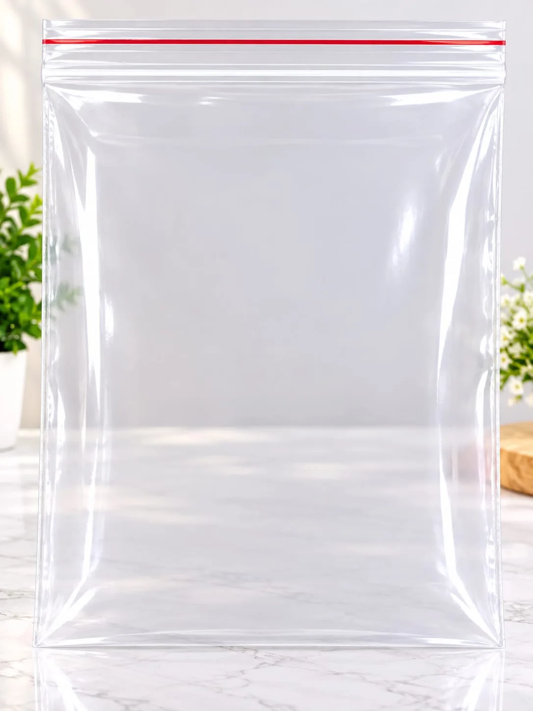 Bolsa Ziploc Transparente con Cierre Hermético Grande