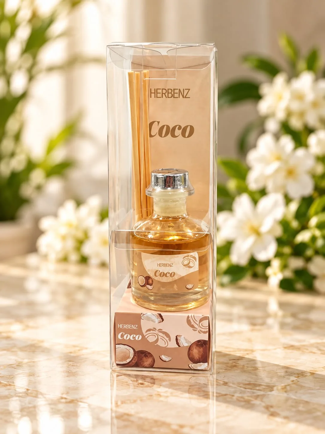 Aromatizador con Varilla Herbenz Coco
