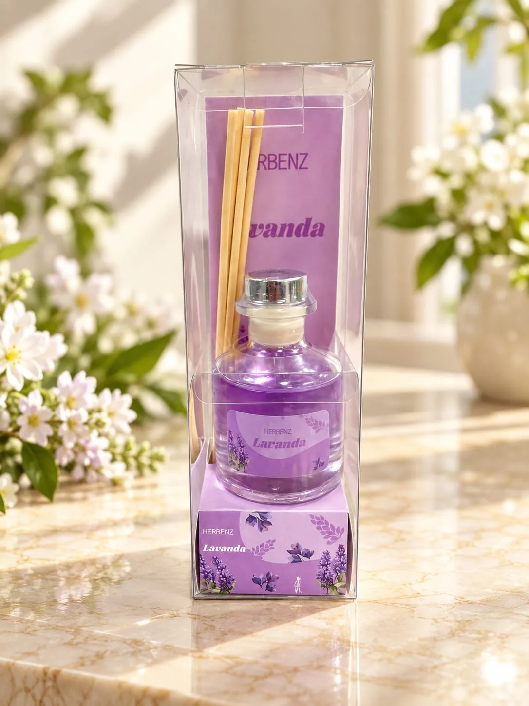 Aromatizador con Varilla Herbenz Lavanda