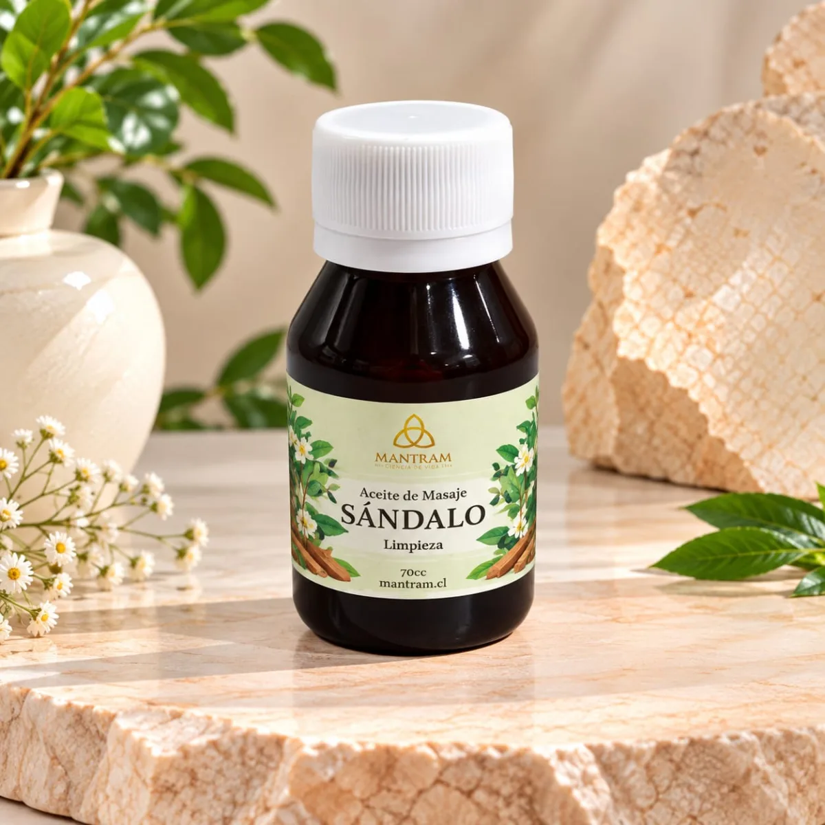 Aceite de Masaje Sándalo 70 cc