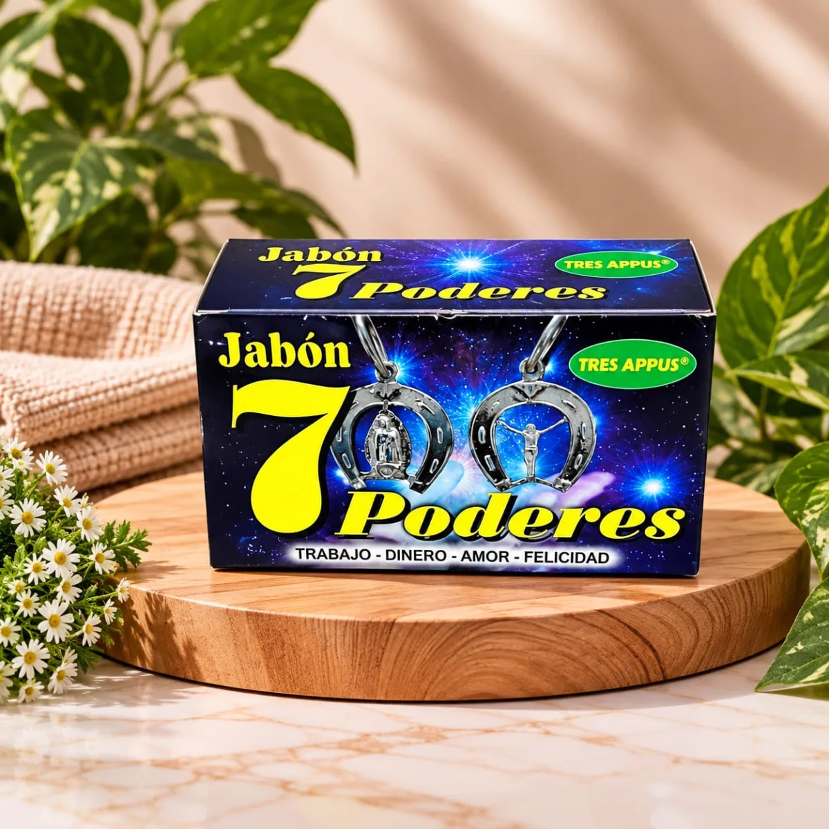 Jabón Esotérico 7 Poderes Azul Tres Appus
