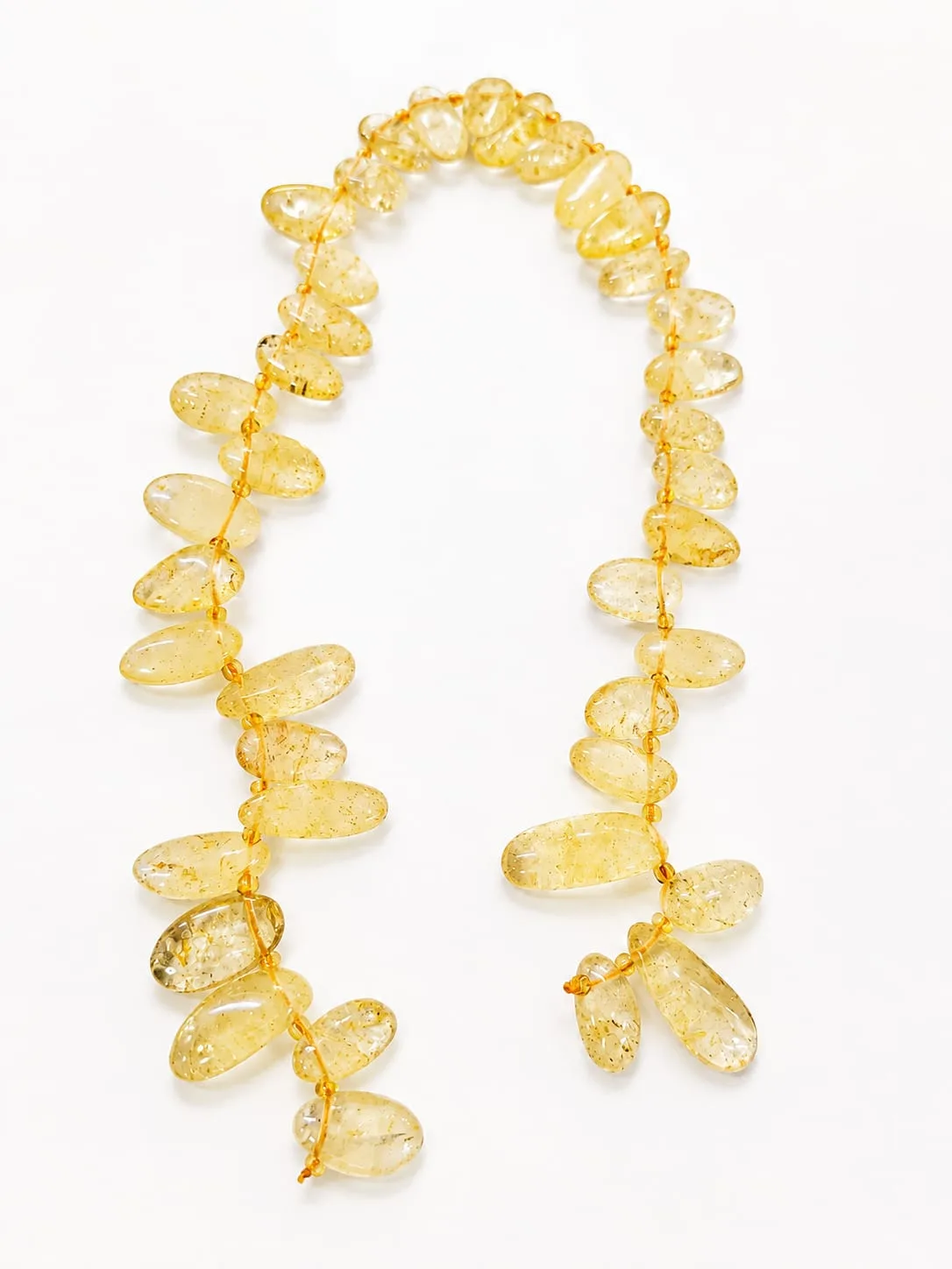 Collar de Citrino en Trozos Irregulares
