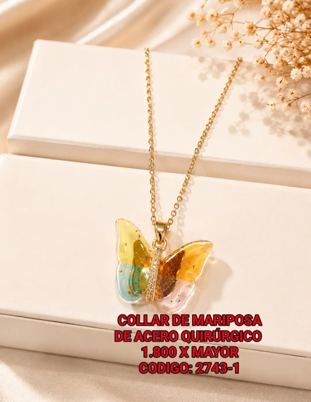 Collar de Mariposa de Acero Quirúrgico