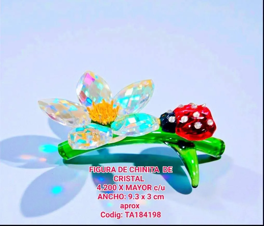 Figura de Chinita de Cristal