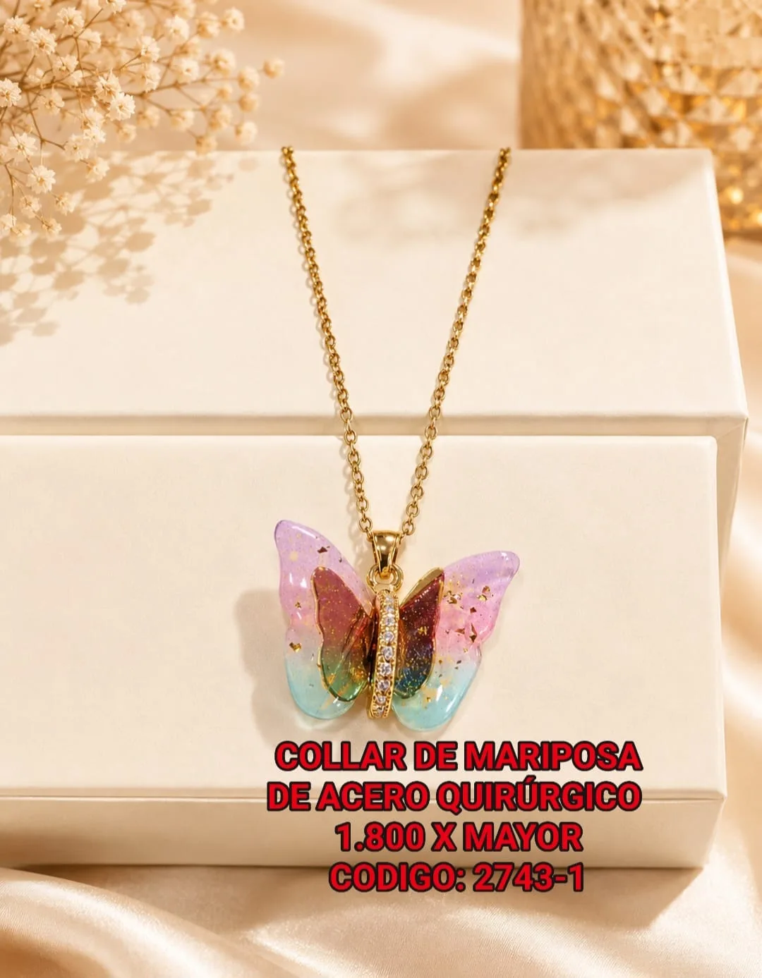 Collar de Mariposa de Acero Quirúrgico