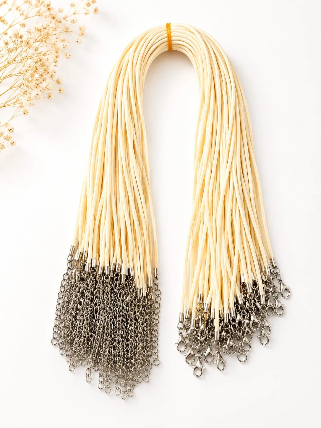 Pack de 100 Cordones de Colores - blanco hueso