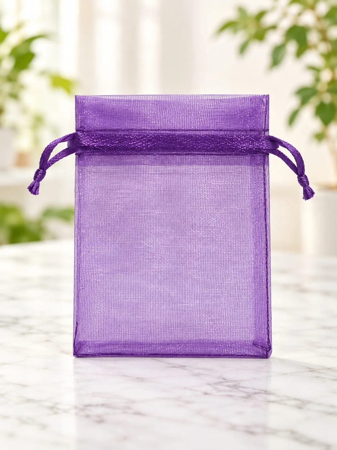 Bolsa de Organza Morada 7x9 cm