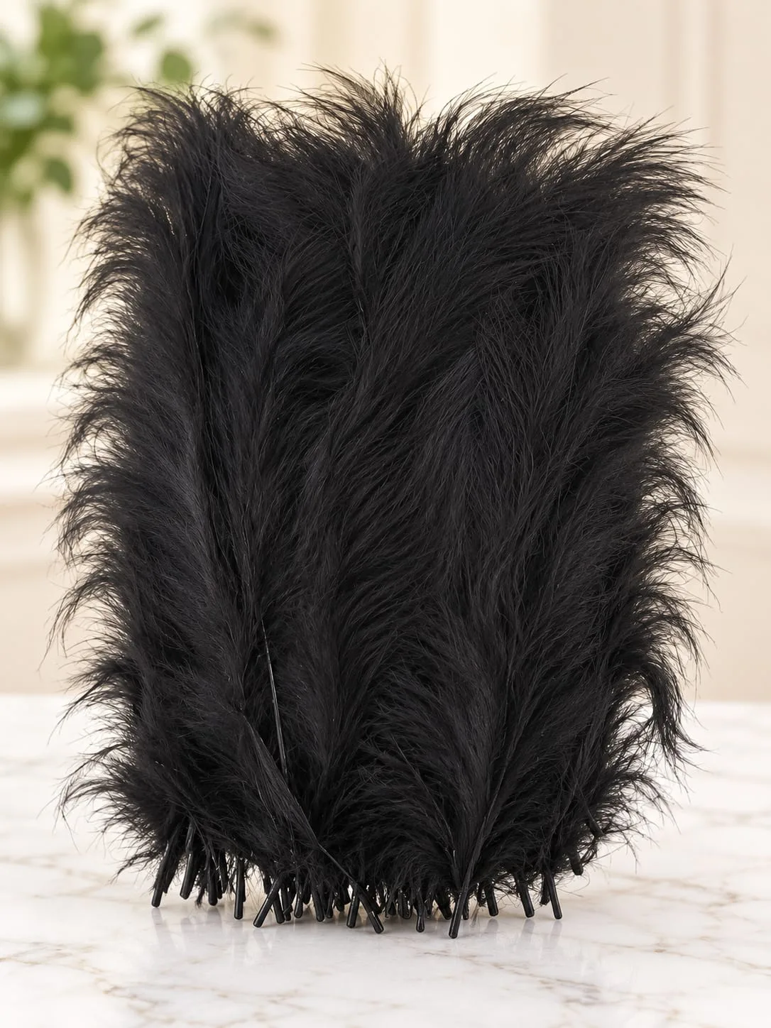 Plumas Esponjosas Negras