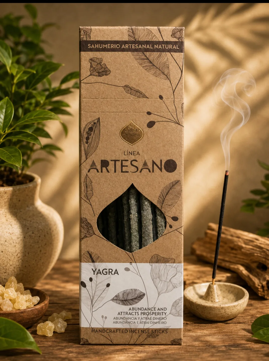 Incienso Artesano Sagrada Madre, Línea Artesano - Yagra
