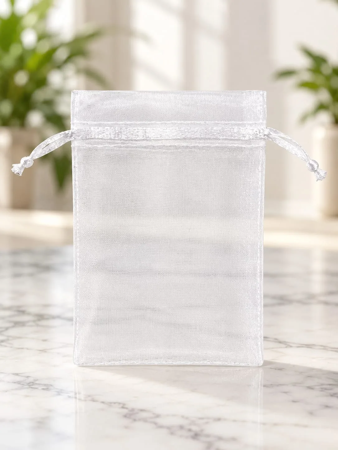 Bolsa de Organza Blanca 7x9 cm
