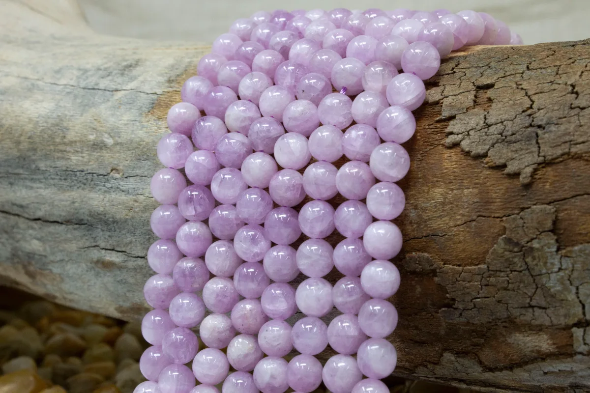 Tira de piedras de Kunzita Económica N°6
