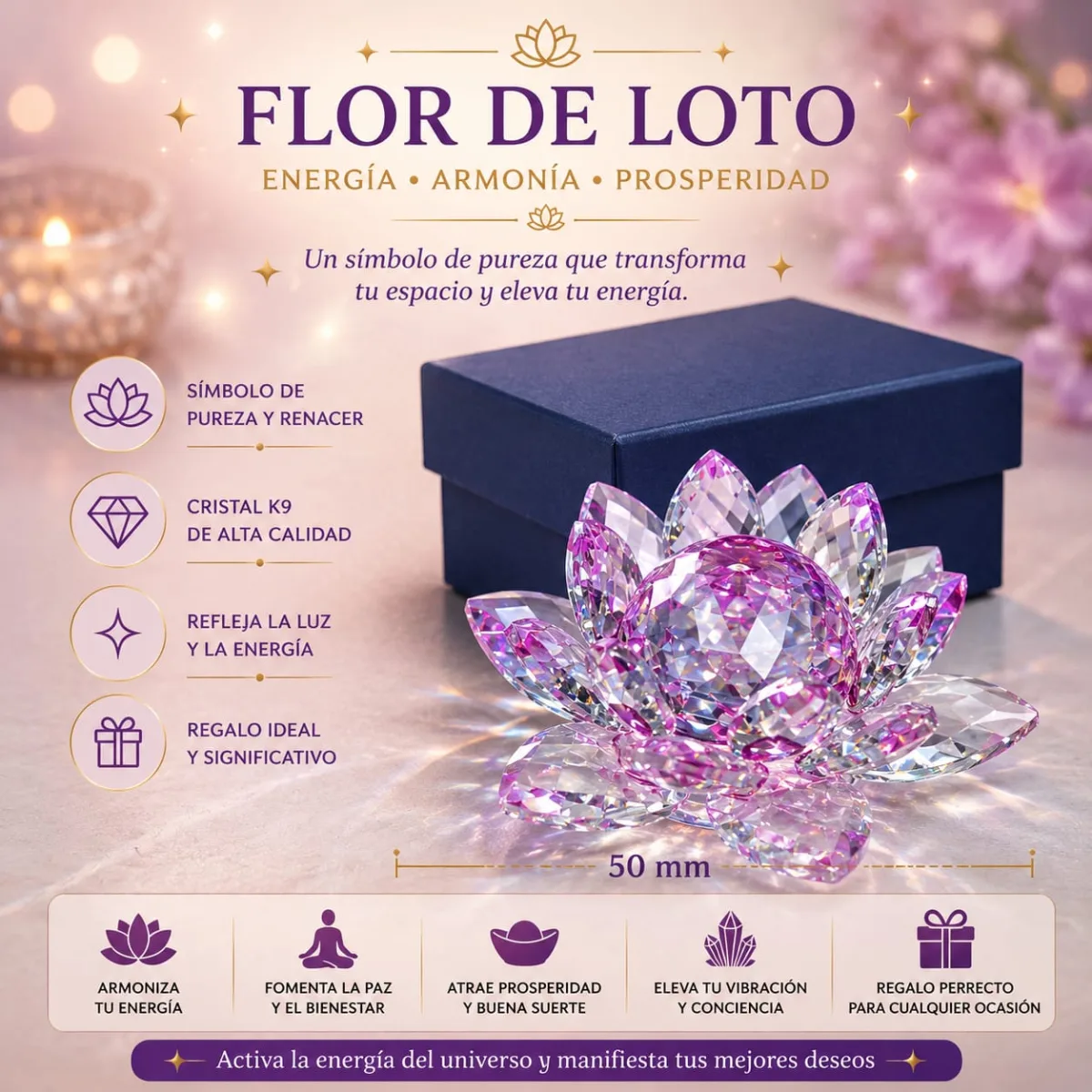 Flor de Loto - Lila