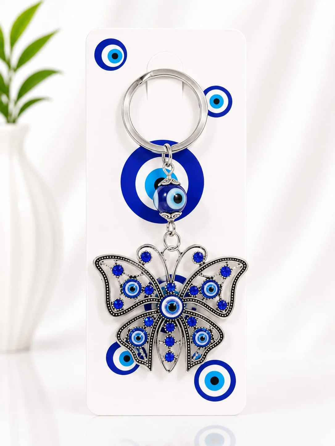 Llavero de Mariposa Ojo Turco