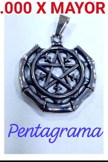 Colgante de Acero - Pentagrama