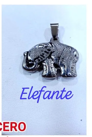 Colgante de Acero - Elefante
